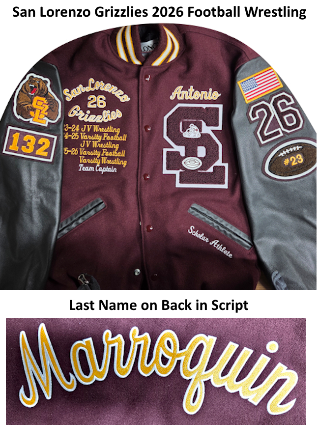 Kim's Kustom Embroidery - San Lorenzo Grizzlies